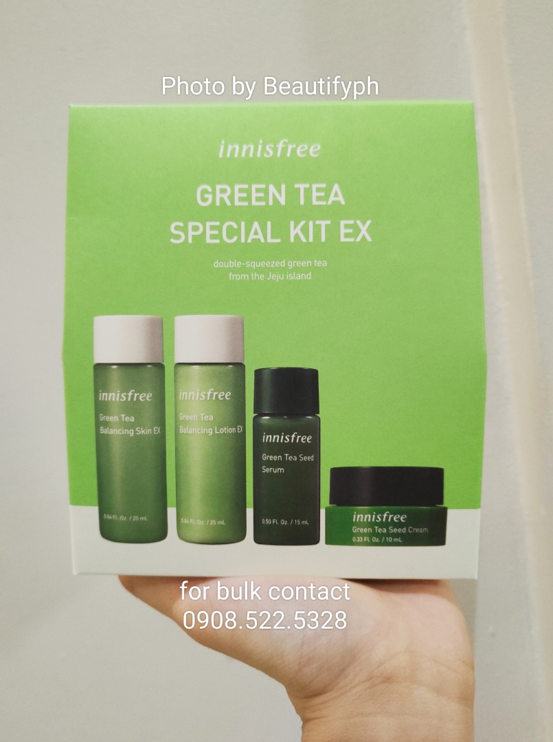 Innisfree greentea special kit, Beauty & Personal Care, Face, Face Care