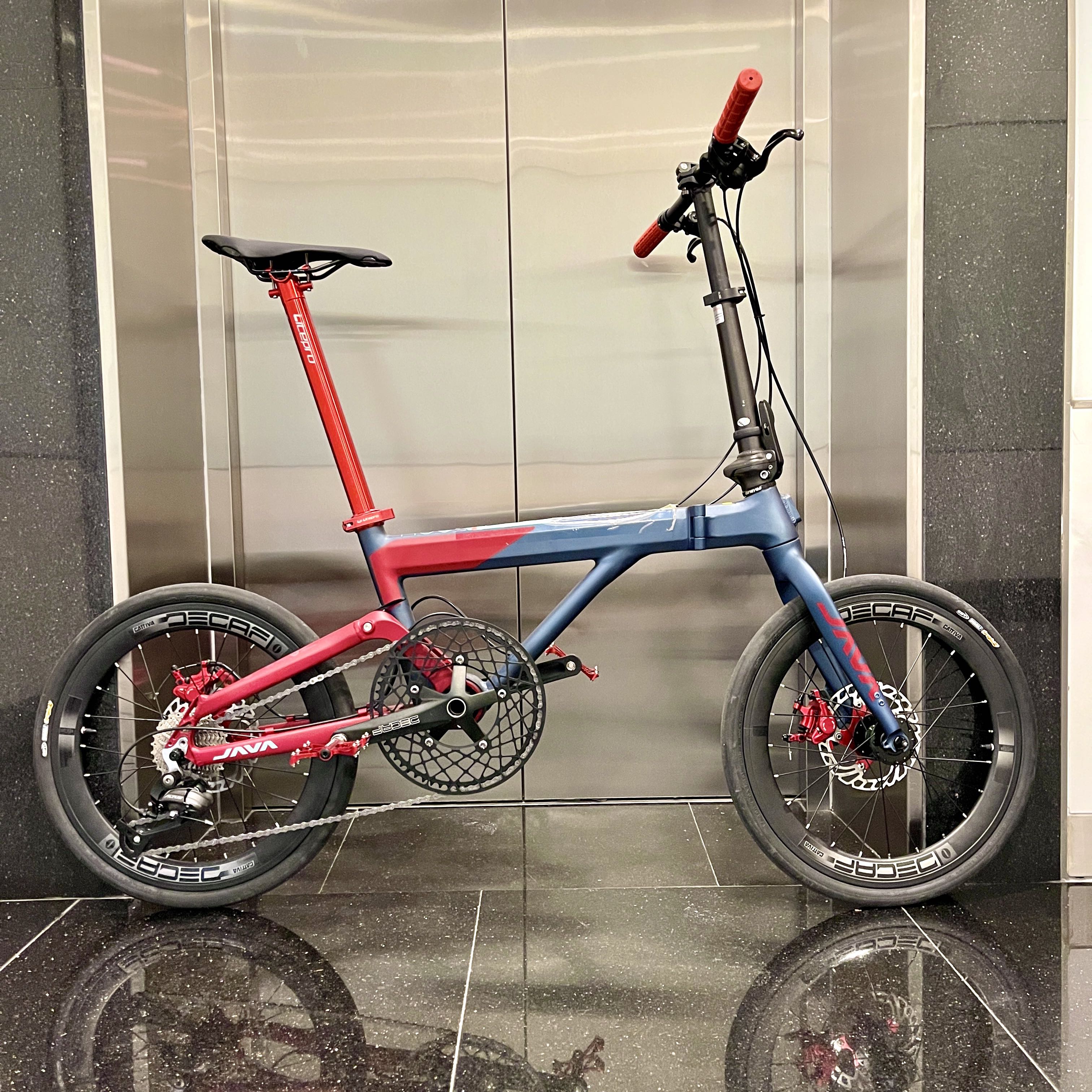 JAVA Folding bike / NE02 - Aero alloy frameset | inner cable routine ...