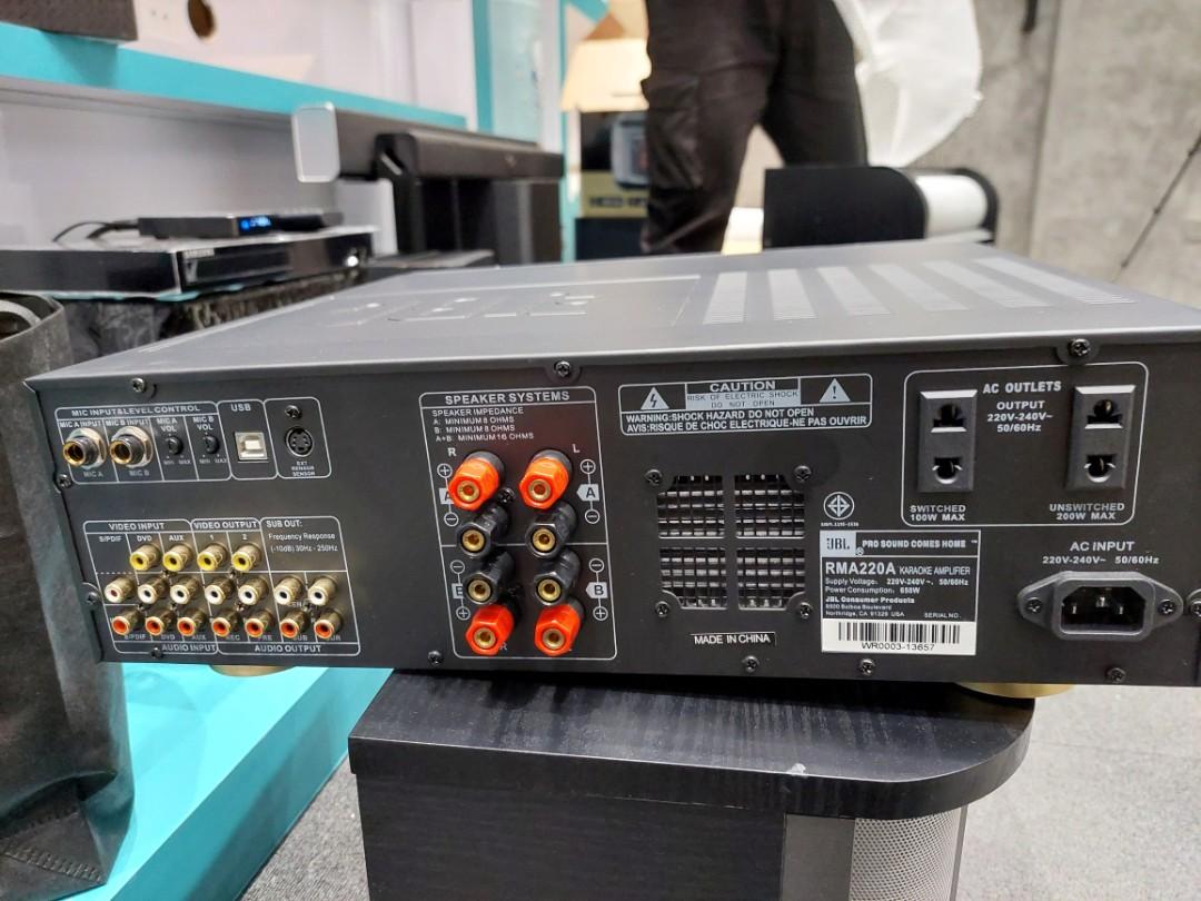 JBL RMA220A Karaoke Amplifier, Audio, Soundbars, Speakers & Amplifiers