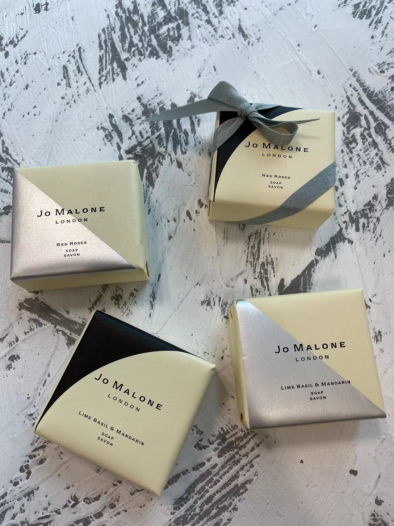 Jo Malone Soap full size 100g English Pear Red roses lime Basil