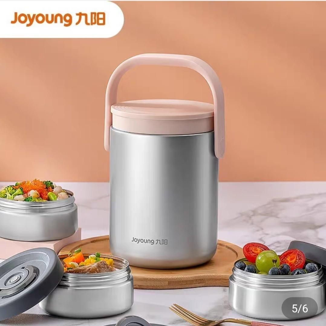 Joyoung 3 multi layer insulation lunch box, Furniture & Home Living
