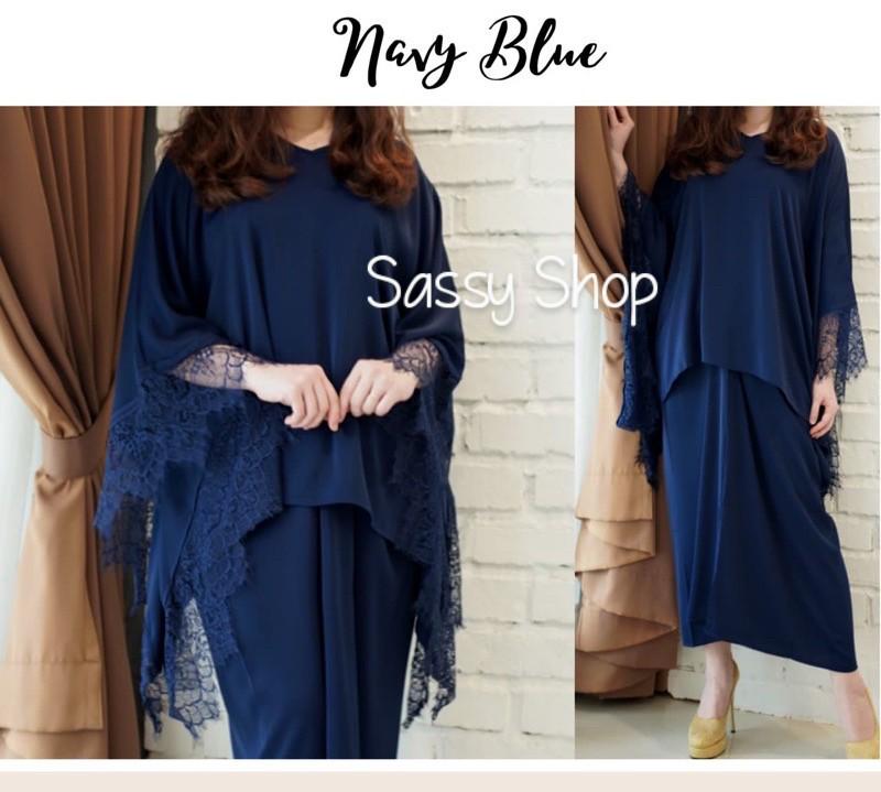 kaftan dress with plazo