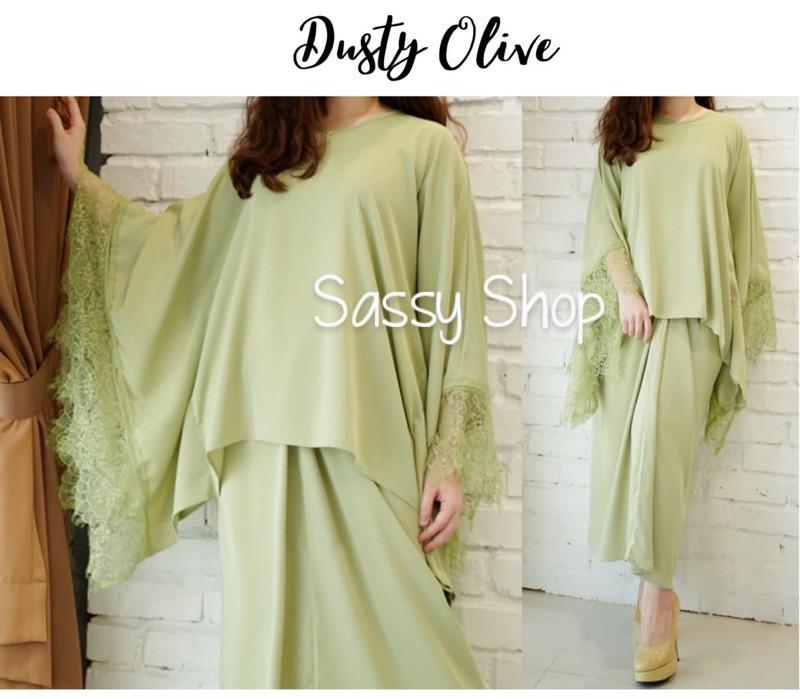 kaftan dress with plazo