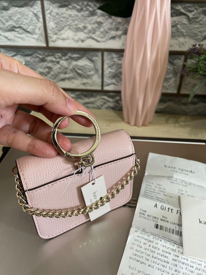 kate spade remi micro key fob bag charm coin purse, Women's