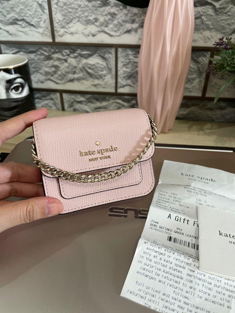 kate spade remi micro key fob bag charm coin purse, Women's Fashion, Bags &  Wallets, Wallets & Card holders on Carousell
