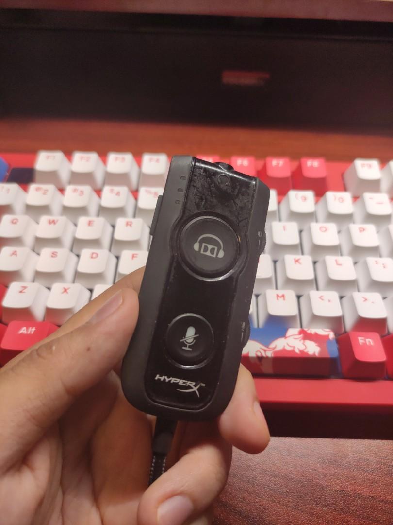 Kingston HyperX USB audio adaptor HyperX USB sound card sound adaptor