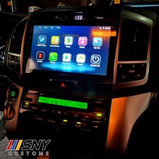 LC200 FJ 200 land cruiser full 9'' android multimedia radio Gps Spotify Waze google netflix youtube apple music