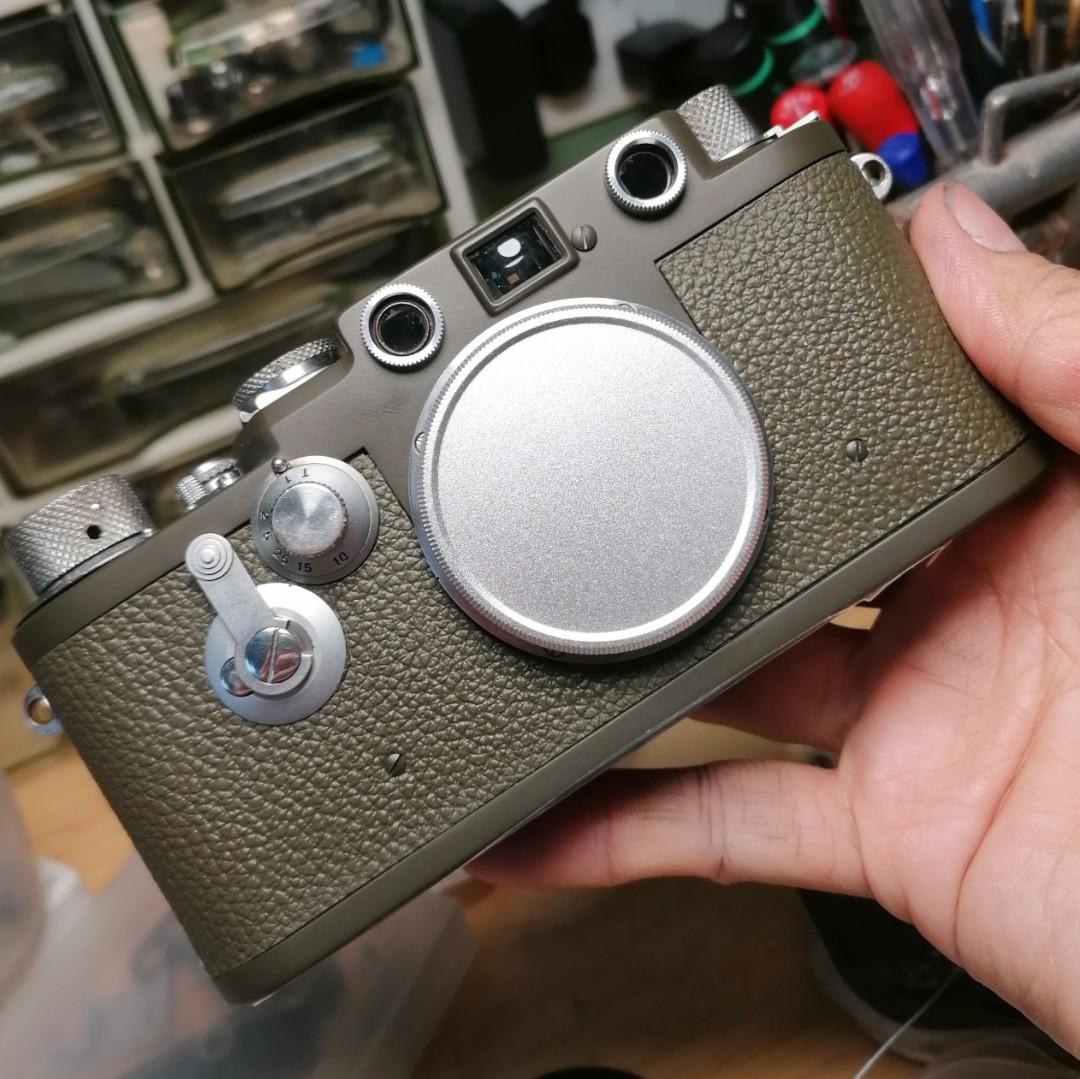 leica iii black paint