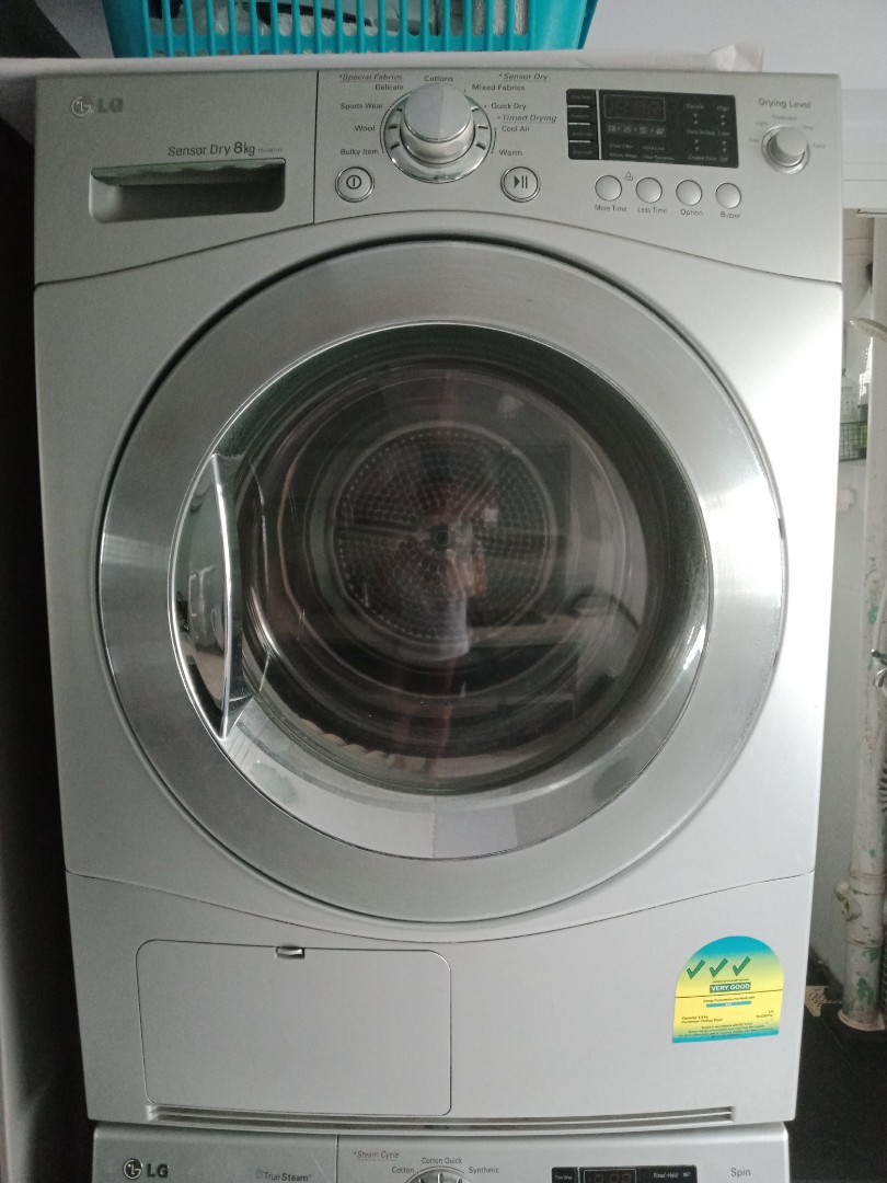 LG Sensors Dry Condenser Dryer, TV & Home Appliances, Washing Machines and Dryers on Carousell