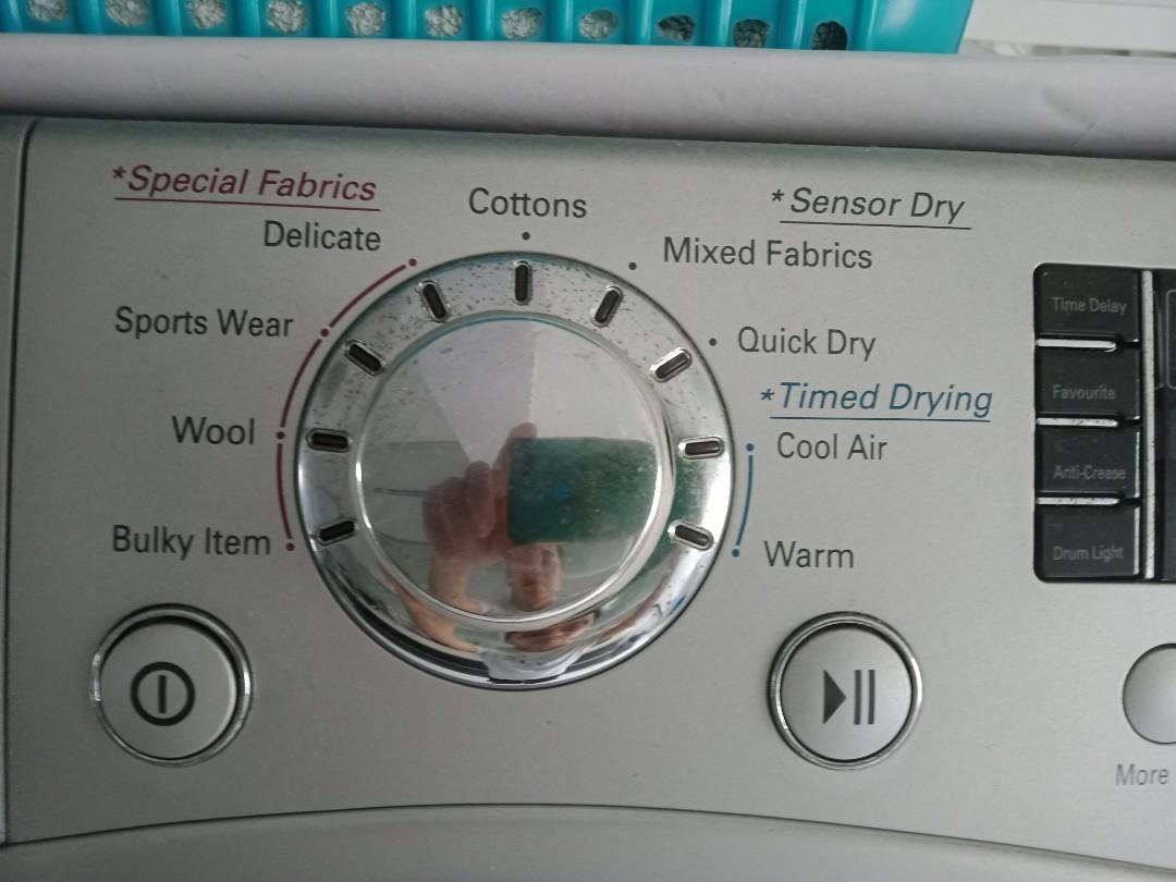 LG Sensors Dry Condenser Dryer, TV & Home Appliances, Washing Machines