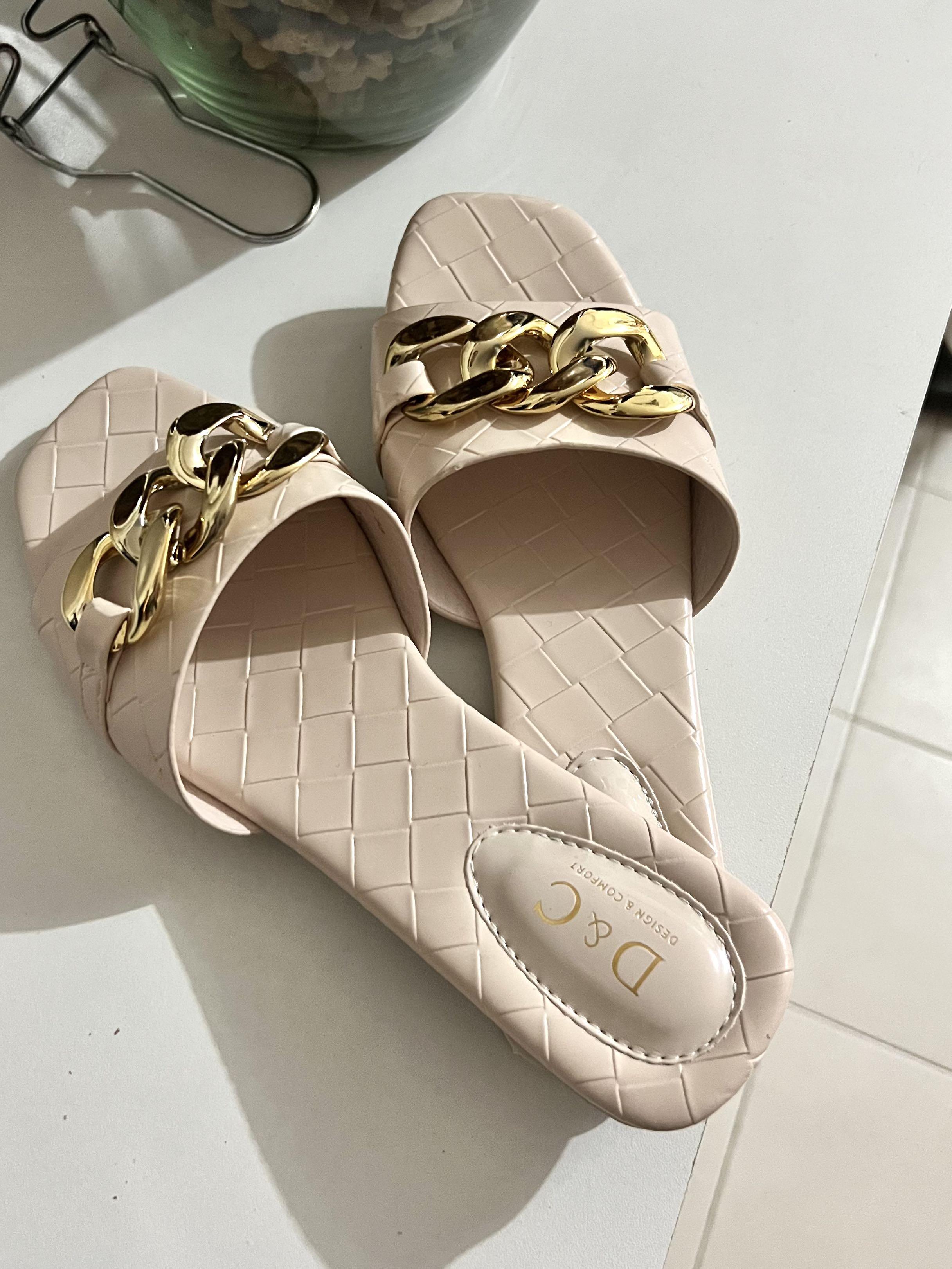 Chain flat sale sandals
