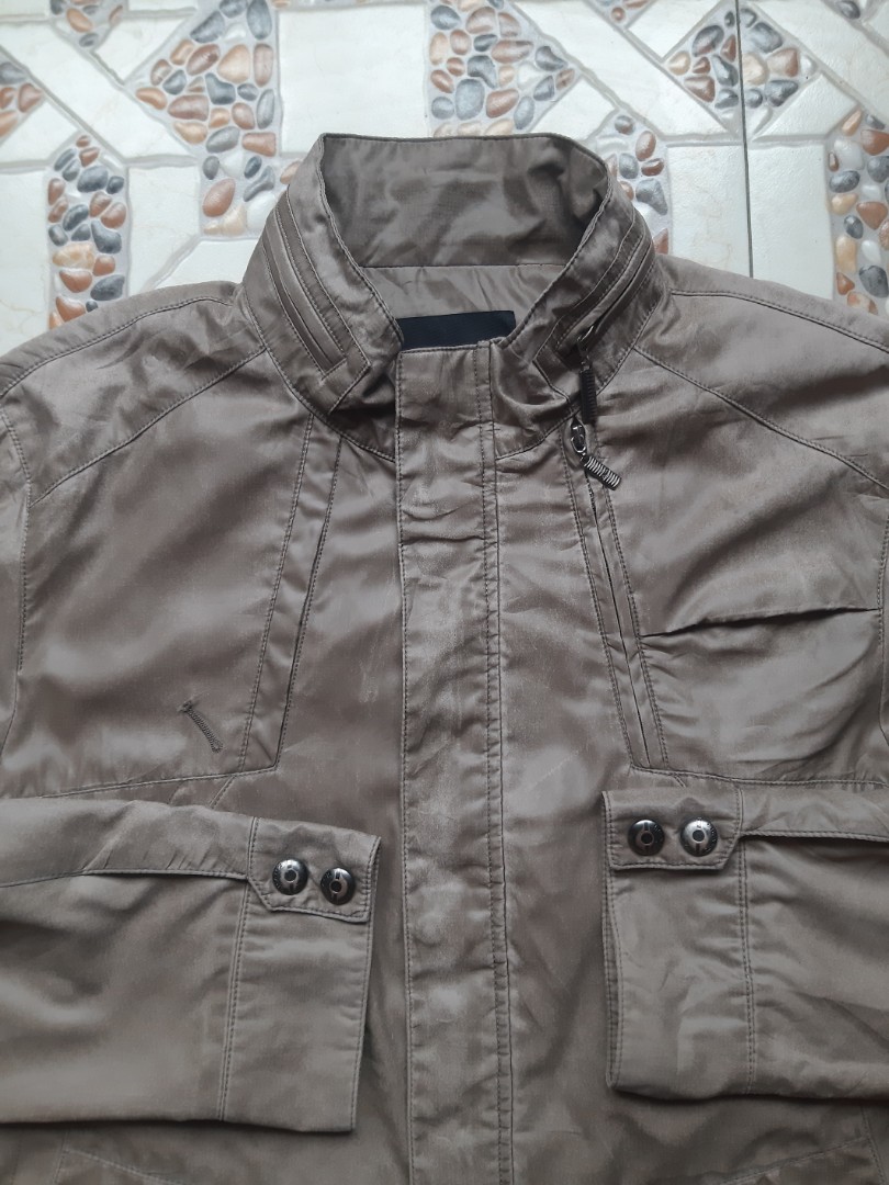 Lilanz Semi Leather Waterproof Jacket, Men's Fashion, Coats, Jackets ...