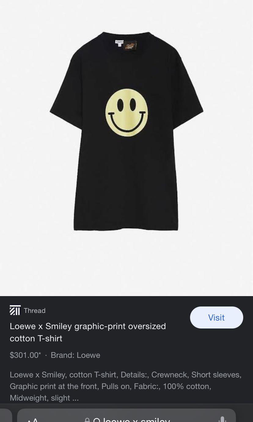 Loewe x Smiley Paula's Ibiza 2020, Luxury, Apparel on Carousell