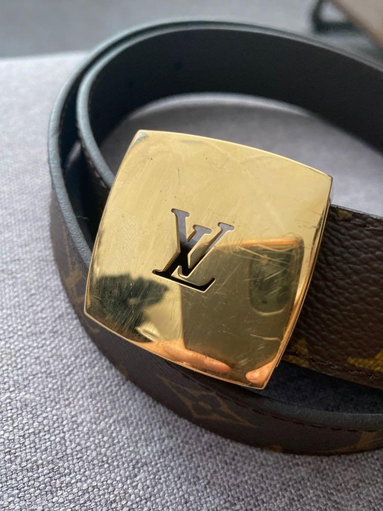 Louis Vuitton LV monogram belt 85/34, Luxury, Accessories on Carousell