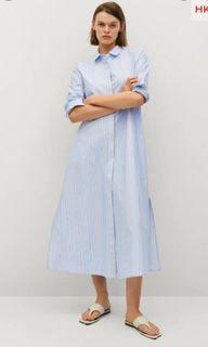 Mango shirt dress stripes