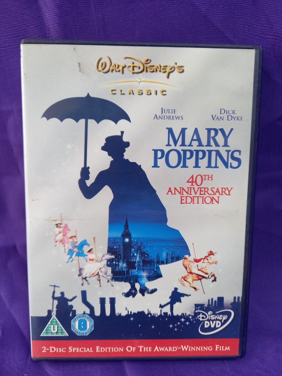 Mary Poppins 40th Anniversary Edition 歡樂滿人間英文版雙碟DVD
