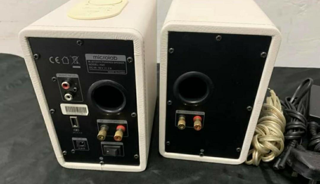 Microlab H20 stereo speakers with Bluetooth
