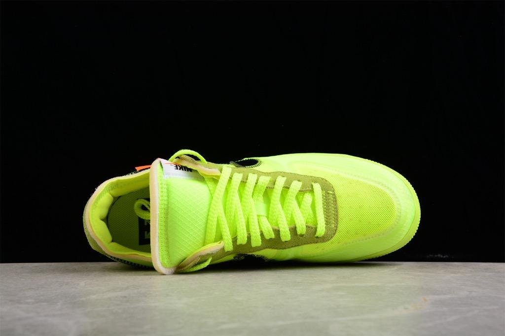 Nike air force 2025 low off white volt