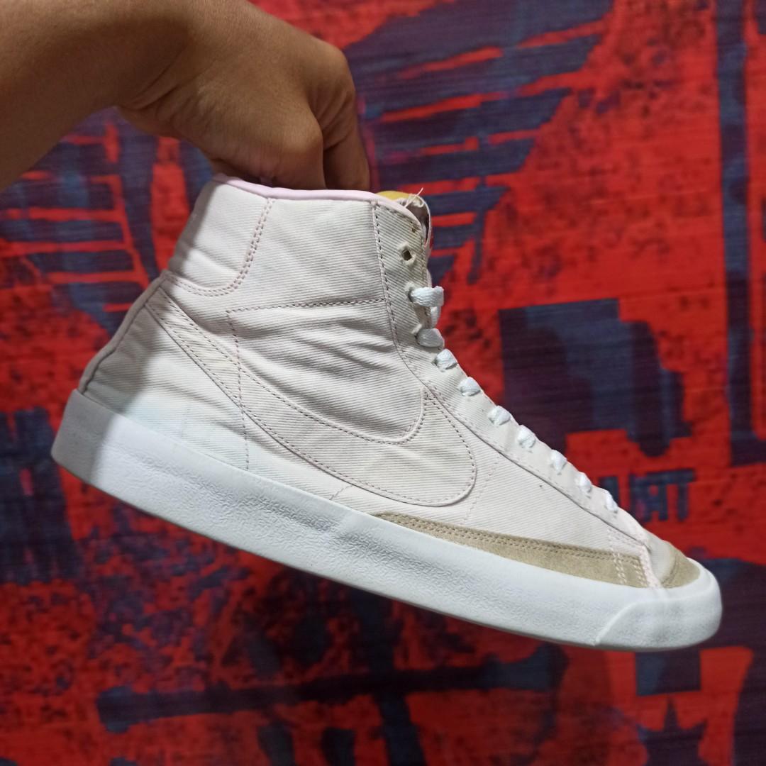 NIKE BLAZER MID'77 CANVAS, Fesyen Pria 