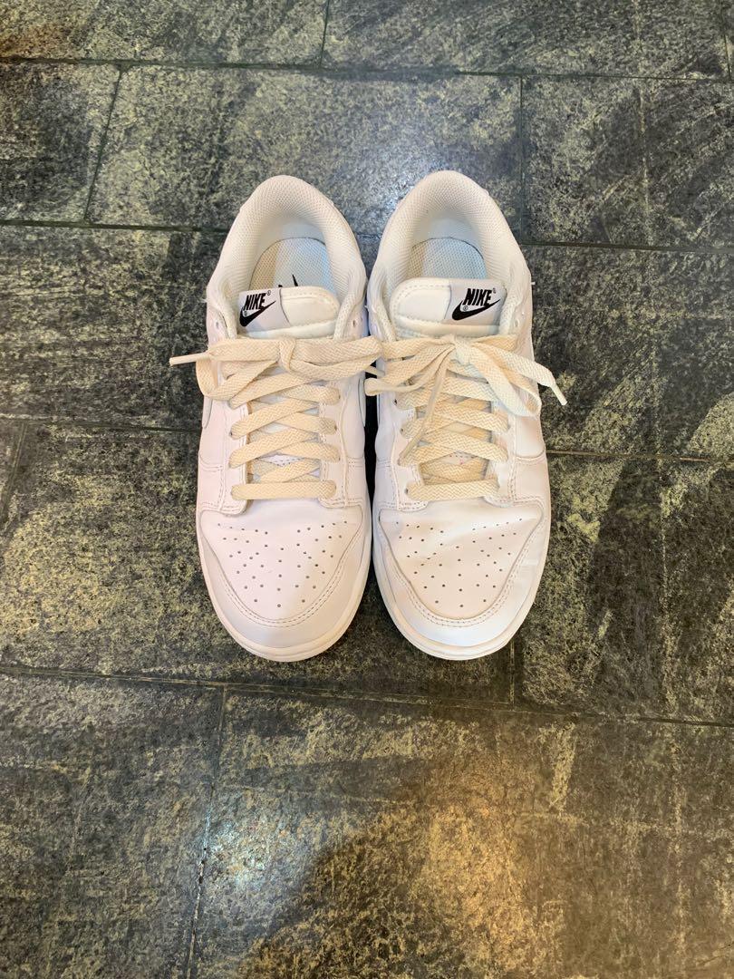 Nike Dunk Low 低筒 全白 Triple White 25cm DD1503-109 含原盒