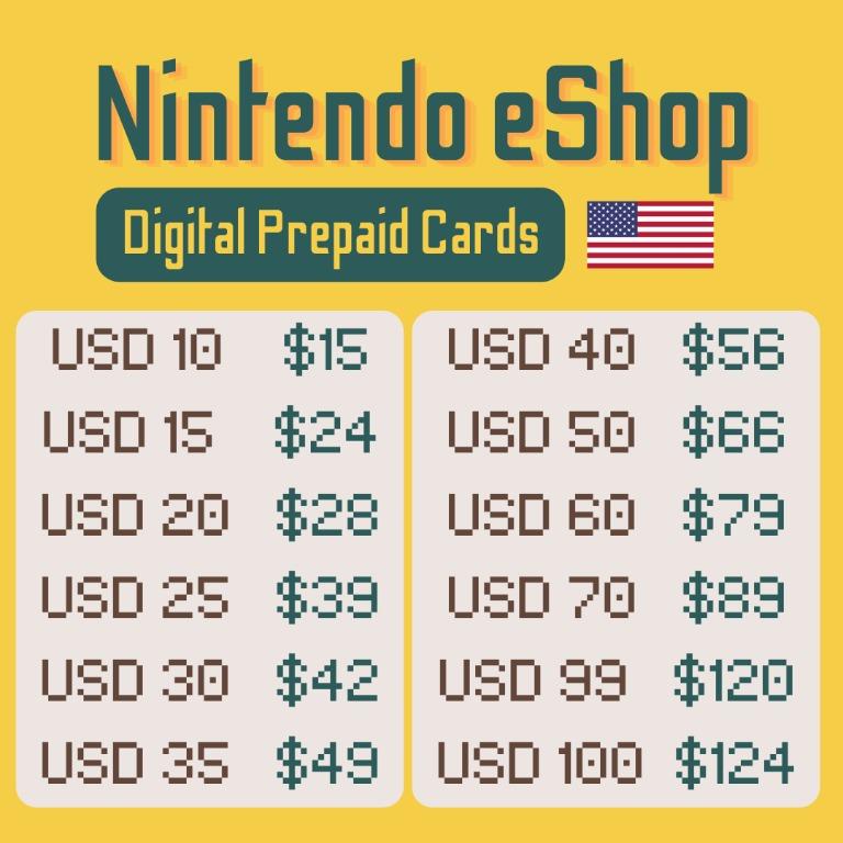 Nintendo eShop USD10 Voucher