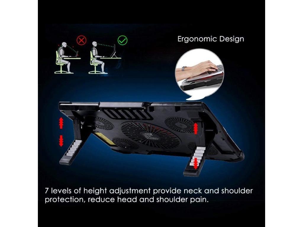 nobebird Laptop Cooler, Laptop Cooling Pad with 5 Quiet Fans for 1217.