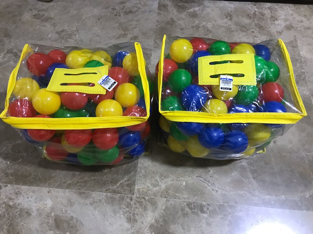 Ocean balls Large Plastic ball, Babies & Kids, Infant Playtime on Carousell