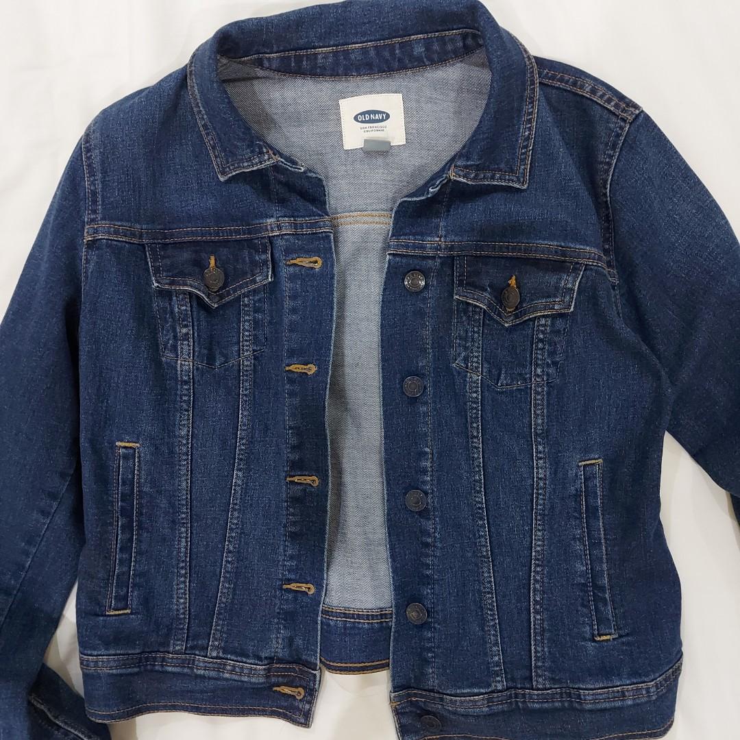 Old Navy Denim Jacket Dark Blue, Women 