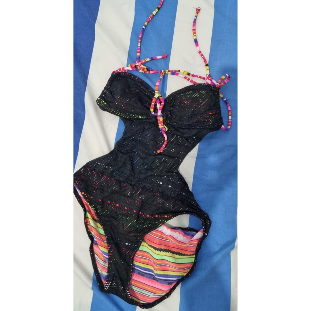 One Piece Backless String Swimsuit, Women's Fashion, Swimwear, Bikinis ...
