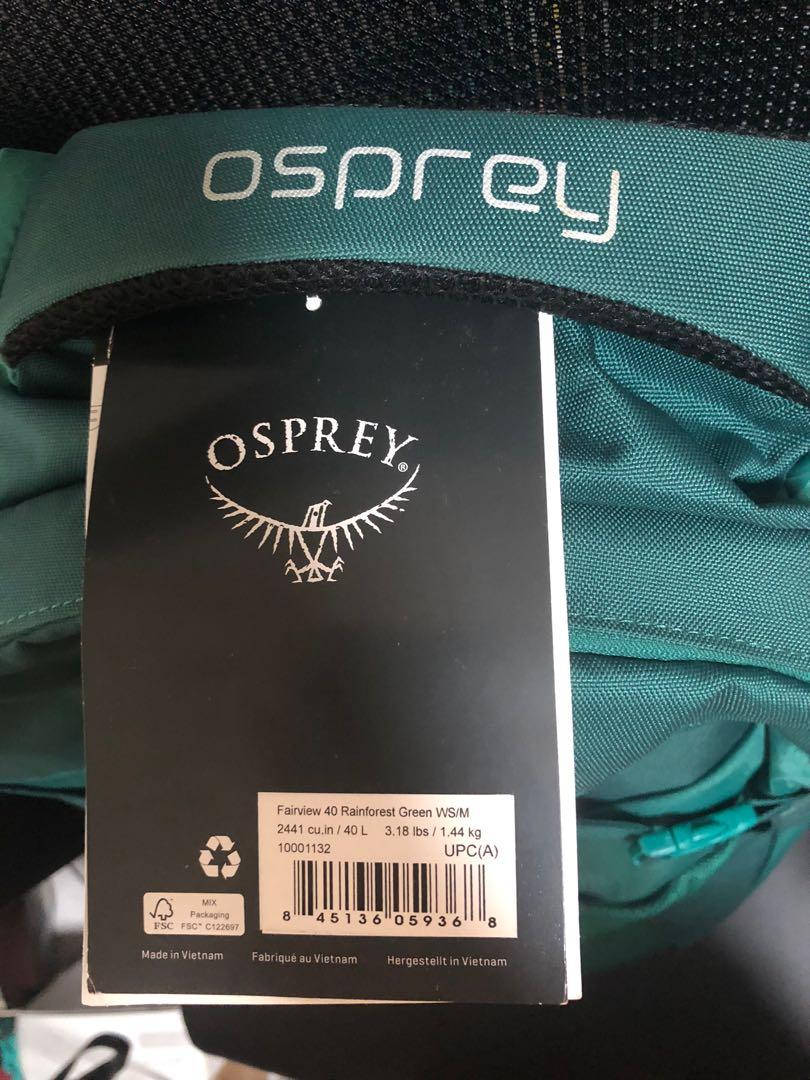 Osprey fairview store rainforest green