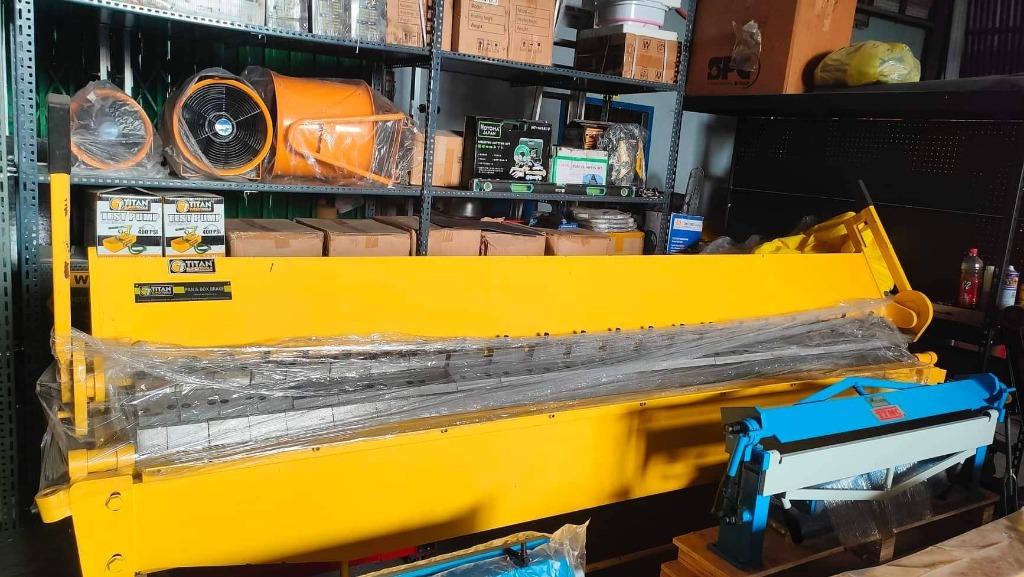 Pan and Box Brake Bender 8ft, Commercial & Industrial, Industrial ...