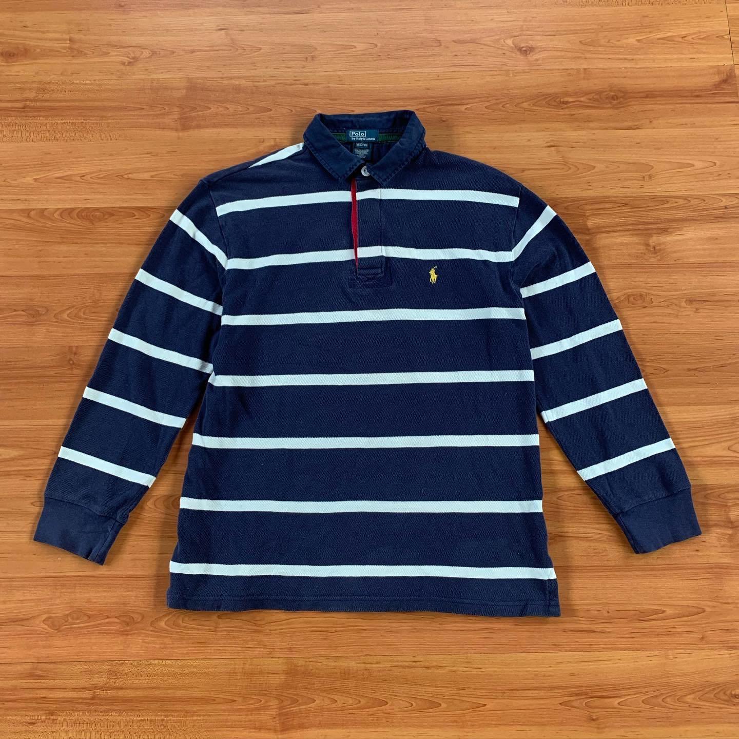 Polo Rugby Shirt, Fesyen Pria, Pakaian 