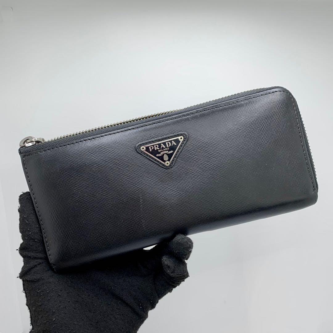 PRADA Saffiano Black WOC, Women's Fashion, Bags & Wallets, Purses & Pouches  on Carousell