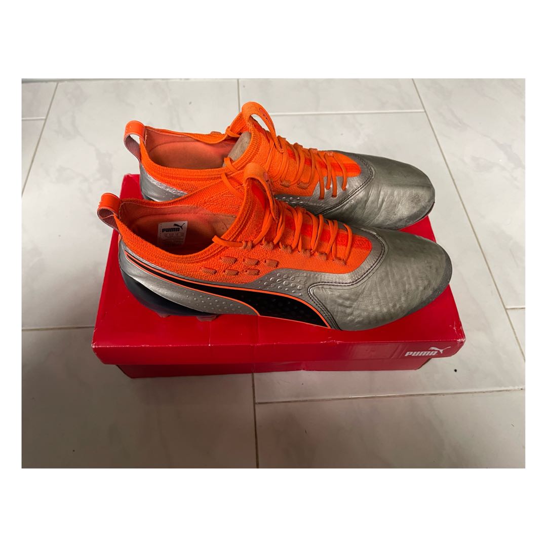 Puma One 1 K-Leather FG/AG - UK 10, Sports Equipment, Sports u0026 Games,  Racket u0026 Ball Sports on Carousell