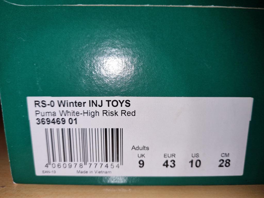 Puma RS 0 Winter Inj Toys Trainers Men s Fashion Footwear