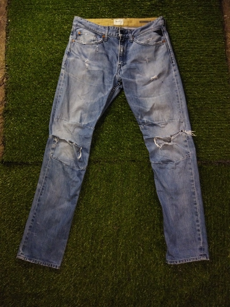 Replay Ripped slim fit jeans, Men's 