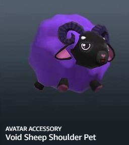 FREE ACCESSORY! HOW TO GET Void Sheep Shoulder Pet! (ROBLOX PRIME GAMING) 
