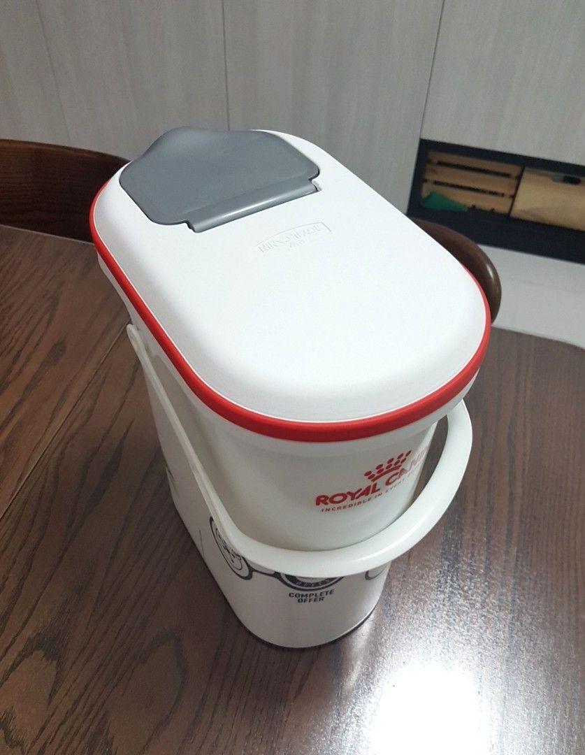 Royal Canin Curver 4kg Pet Food Cat Kibbles Container, Pet Supplies