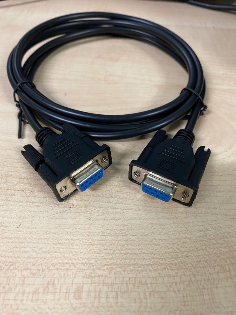 RS232 Serial Cable Female to Female cable, Computers & Tech, Parts