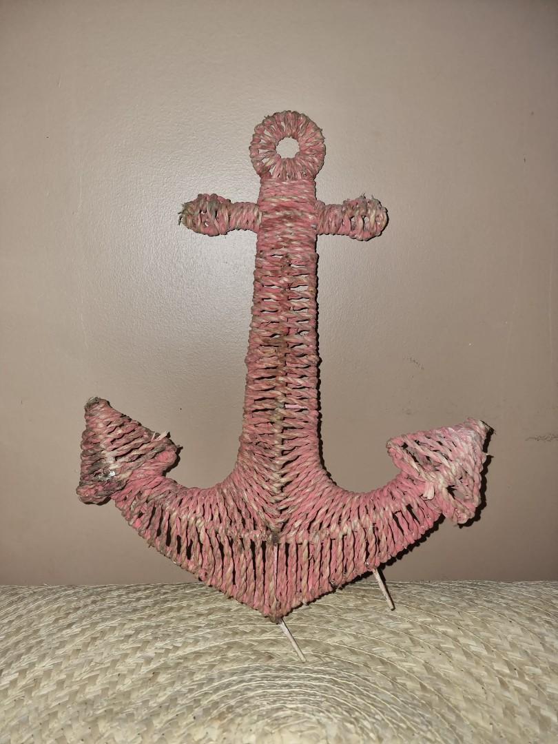 Rustic Red Anchor (Category: Wall Decor) located in Quezon City. Submitted by momma01 (Listing ID 1167019641, Image 2). Description: 16" x 13".