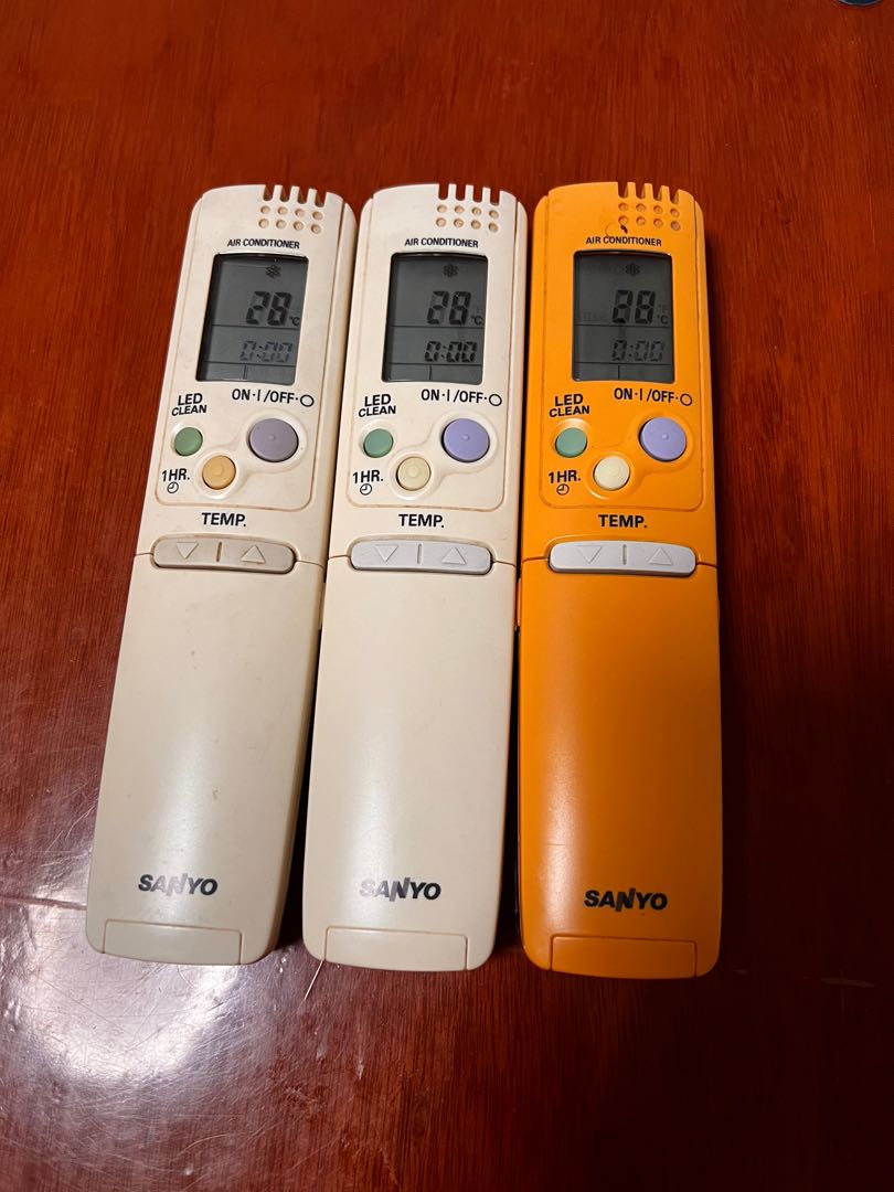 Sanyo Aircon Remote Control RCS 6VPUS4E, TV & Home Appliances, Air