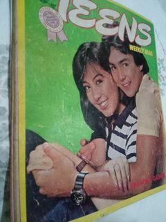 Sharon Cuneta and Gaby Concepcion Teens Magazine 1982 Back Cover
