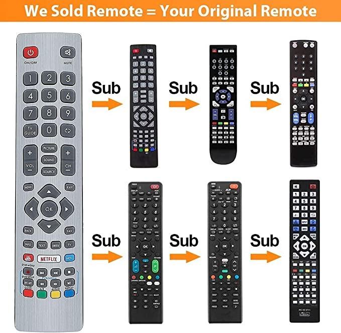 SHARP SHW/RMC/0115 SHWRMC0115 Remote Control for Sharp Aquos UHD 4K