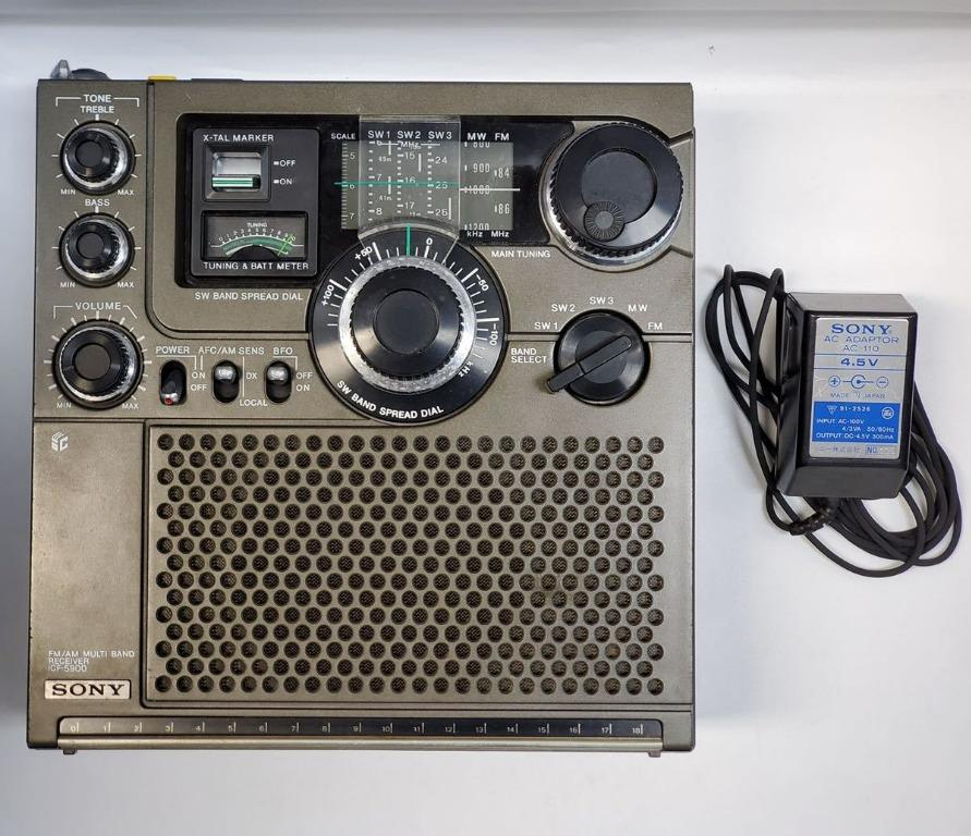 SONY ICF-5900 收音機, 音響器材, 其他音響配件及設備- Carousell