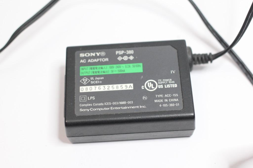 Sony PSP Charger SONY PSP380 PSP AC Adaptor Charger Power Supply 5V