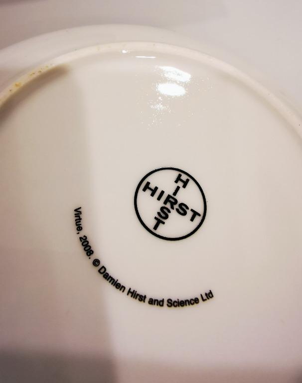 Stylish TATE Gallery Damien Hirst Espresso Coffee Cup and Saucer