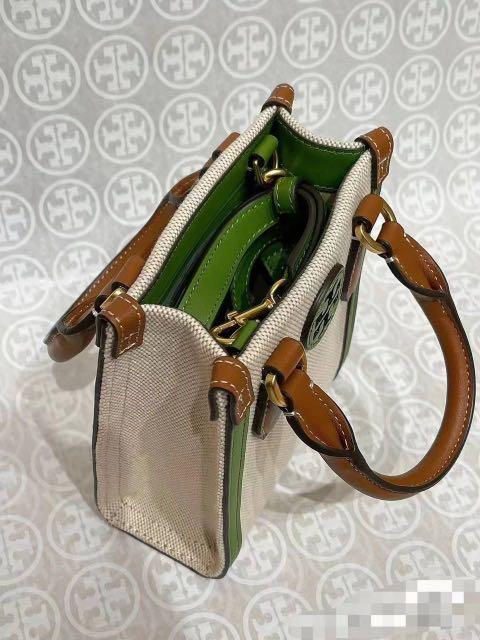 Tory Burch Blake Canvas Mini Shoppee Tote, Luxury, Bags & Wallets on  Carousell