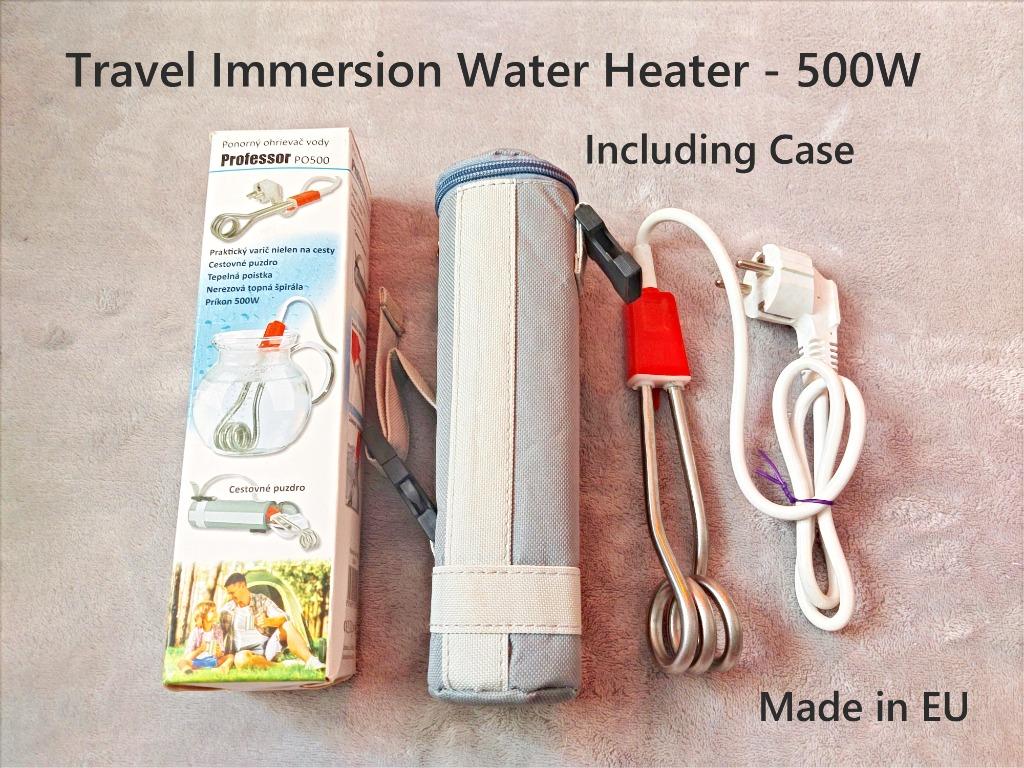 Travel Immersion Water Heater 500W Including Case / Brand New Made in
