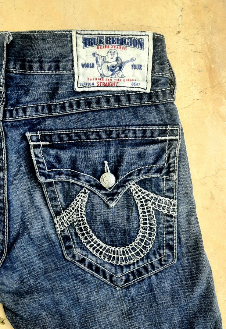 TRUE RELIGION Jeans Size 32 Fit 34 100 