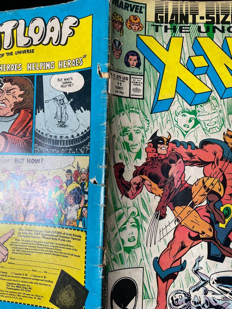 Uncanny XMen Giant Size Annual 11 (Marvel, 1987), Hobbies &